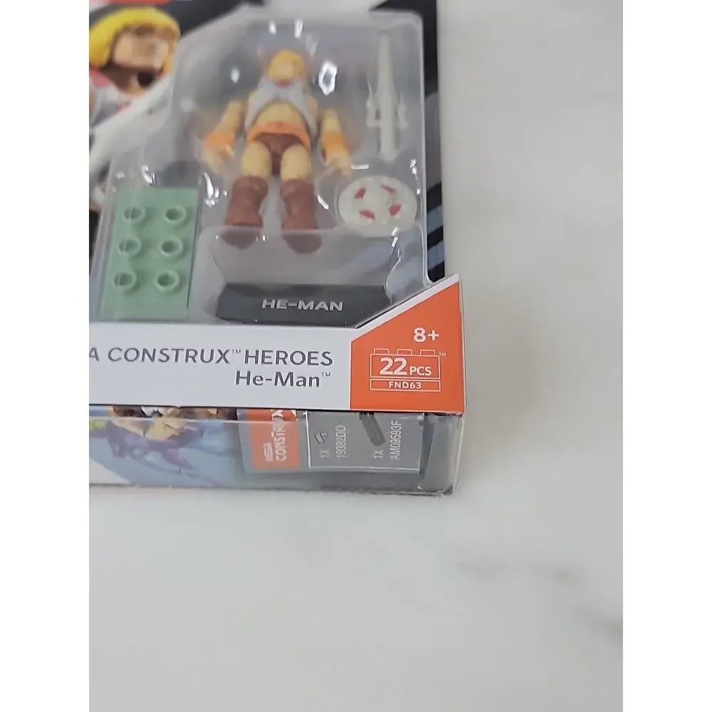 Mega Construx Masters of the Universe PRINCE ADAM & HE-MAN SET OF 2 MOTU